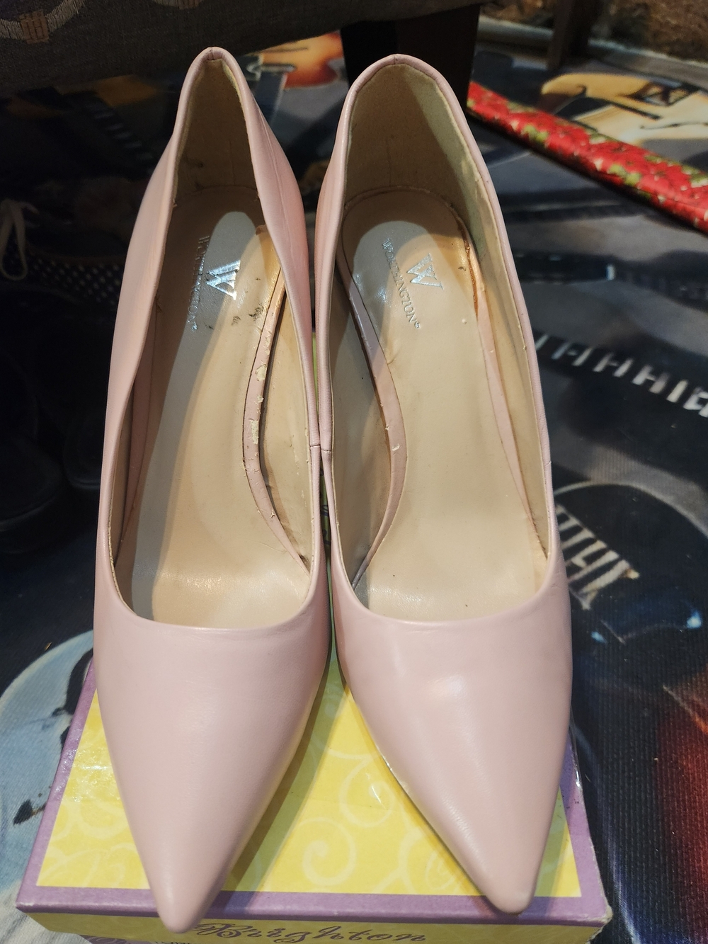 Worthington Blush Pink Pointed Toe Heels